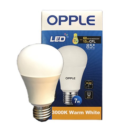 LED Bulb Ecomax 7W E27 3000K "OPPLE"